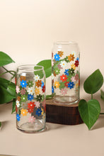 Load image into Gallery viewer, 20 oz Primary Flower Glass
