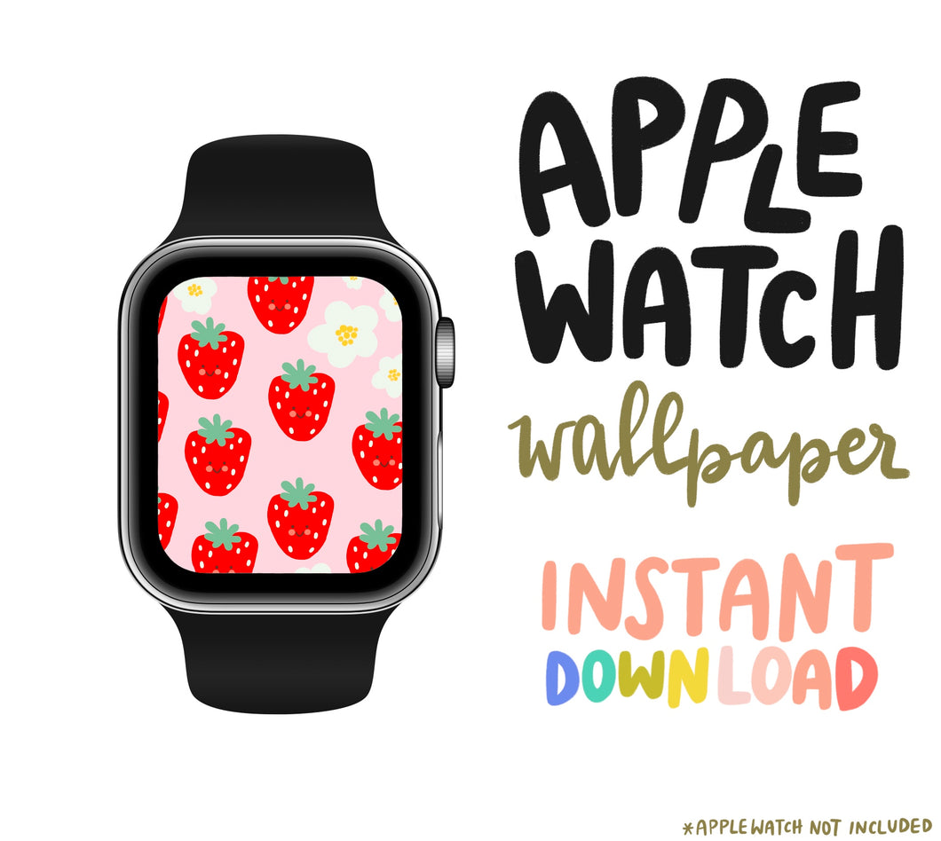 FREE WATCHFACE | HAPPY STRAWBERRY